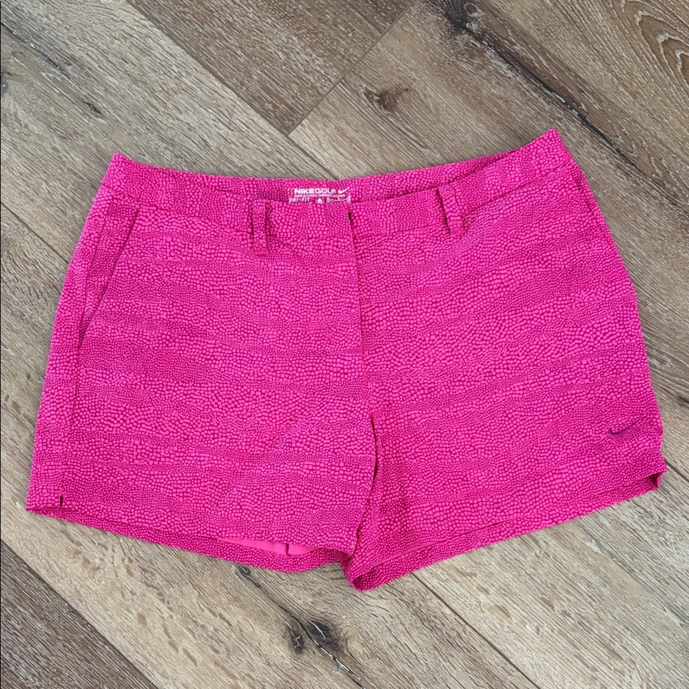 Nike Golf Dri Fit Pink Textured Shorts